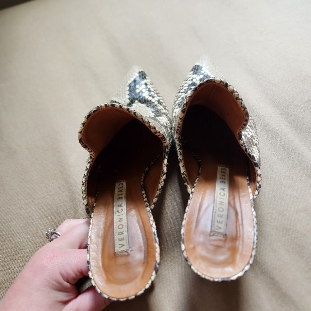 VERONICA BEARD Pearla Python Mule - image 5